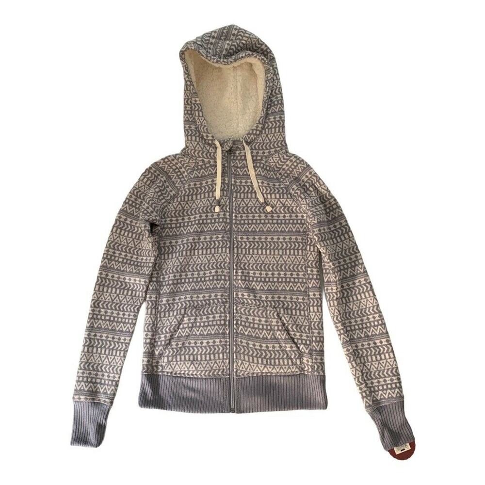 Authentic American Heritage Women's Sweatshirt Jacket Hoodie Size Small Soft Zip